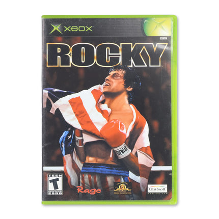 Rocky for Microsoft Xbox - Case front cover - Complete in box or case and game.