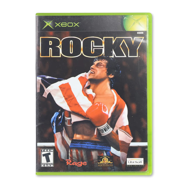 Rocky for Microsoft Xbox - Case front cover - Complete in box or case and game.