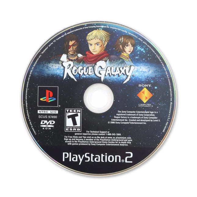 Rogue Galaxy for Sony PlayStation 2 - Disc front with label - Game only.