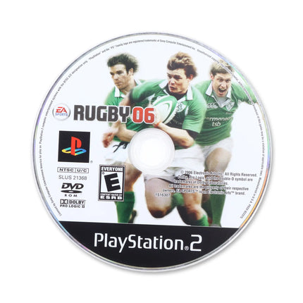 Rugby 2006 for Sony PlayStation 2 - Disc front with label - Game only.