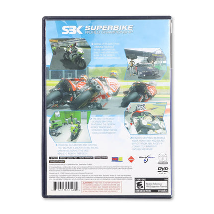 SBK: Superbike World Championship for Sony PlayStation 2 - Case back cover - Product gallery.