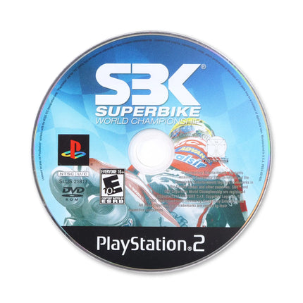 SBK: Superbike World Championship for Sony PlayStation 2 - Disc front with label - Game only.