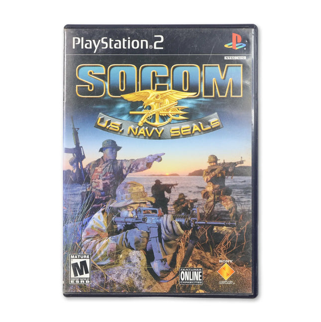 SOCOM US Navy Seals for Sony PlayStation 2 - Case front cover - Complete in box or case and game.