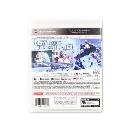 SSX for PlayStation 3 - Box back - Product gallery.
