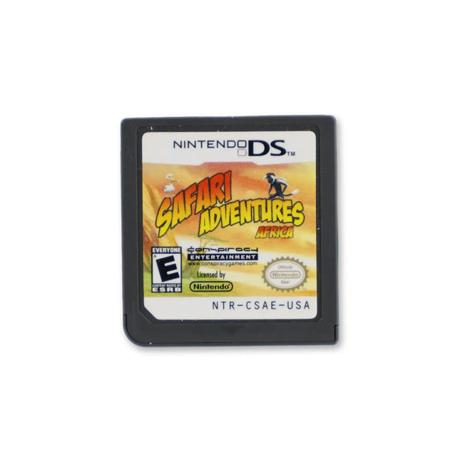 Safari Adventures: Africa for Nintendo DS - Cartridge front with label - Game only.