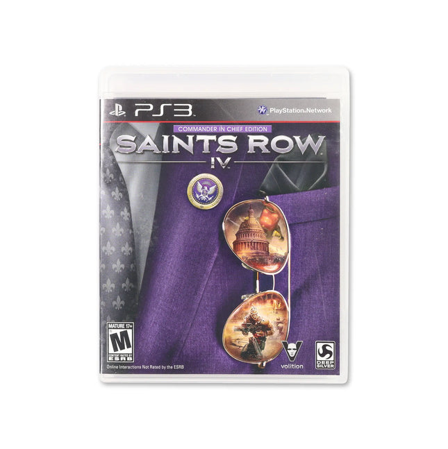 Saints Row IV [Commander in Chief Edition] for PlayStation 3 - Box front - Complete in box or box and game.