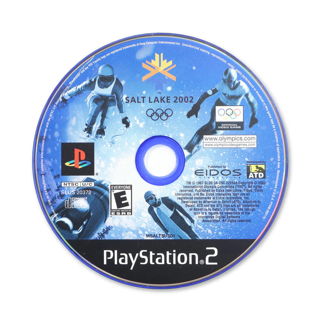 Salt Lake 2002 for Sony PlayStation 2 - Disc front with label - Game only.
