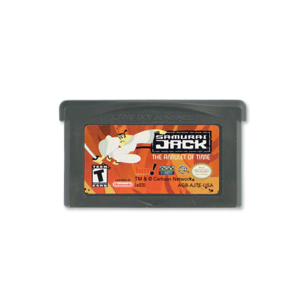 Samurai Jack The Amulet Of Time for Nintendo Game Boy Advance - Cartridge front with label - Game only.