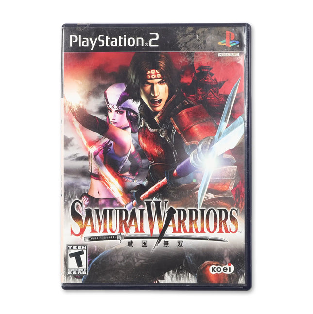 Samurai Warriors for Sony PlayStation 2 - Case front cover - Complete in box or case and game.