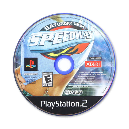 Saturday Night Speedway for Sony PlayStation 2 - Disc front with label - Game only.