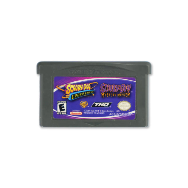 Scooby Doo Cyber Chase And Mystery Mayhem for Nintendo Game Boy Advance - Cartridge front with label - Game only.