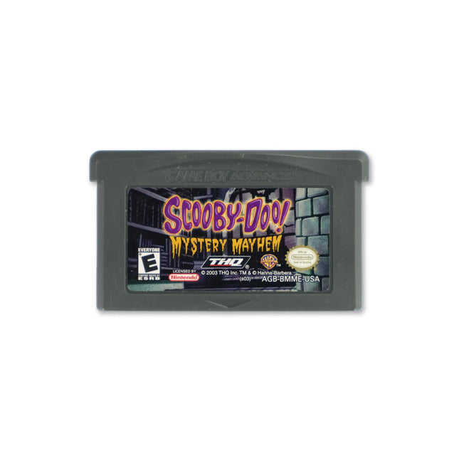 Scooby Doo Mystery Mayhem for Nintendo Game Boy Advance - Cartridge front with label - Game only.