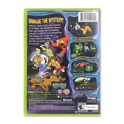 Scooby Doo Unmasked for Microsoft Xbox - Case back cover - Product gallery.