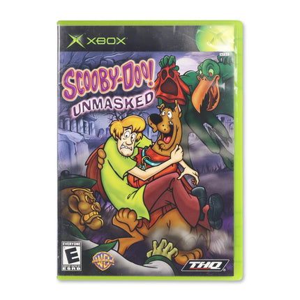 Scooby Doo Unmasked for Microsoft Xbox - Case front cover - Complete in box or case and game.
