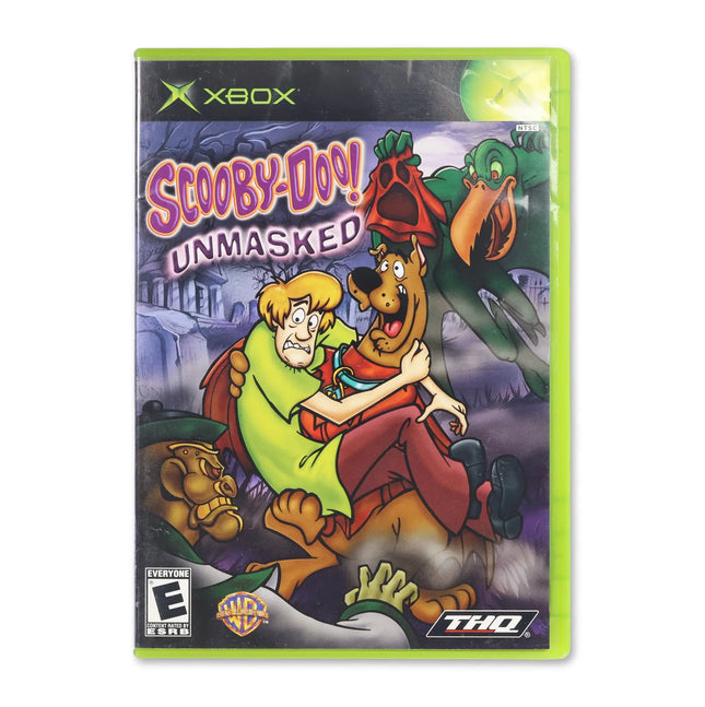 Scooby Doo Unmasked for Microsoft Xbox - Case front cover - Complete in box or case and game.