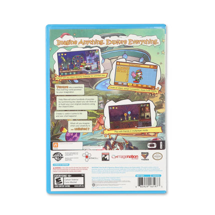 Scribblenauts Unlimited for Wii U - Box back - Product gallery.