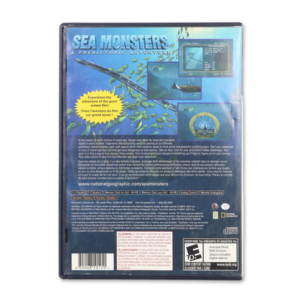 Sea Monsters Prehistoric Adventure for Sony PlayStation 2 - Case back cover - Product gallery.