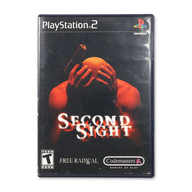 Second Sight for Sony PlayStation 2 - Case front cover - Complete in box or case and game.