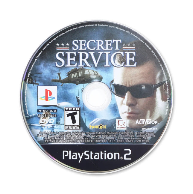 Secret Service Ultimate Sacrifice for Sony PlayStation 2 - Disc front with label - Game only.