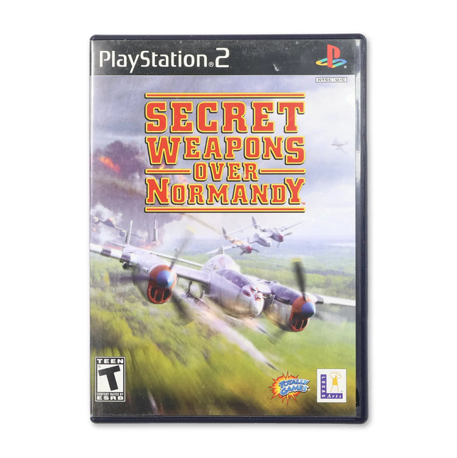 Secret Weapons Over Normandy for Sony PlayStation 2 - Case front cover - Complete in box or case and game.