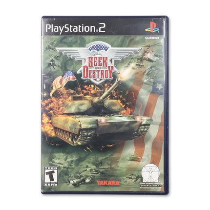 Seek and Destroy for Sony PlayStation 2 - Case front cover - Complete in box or case and game.