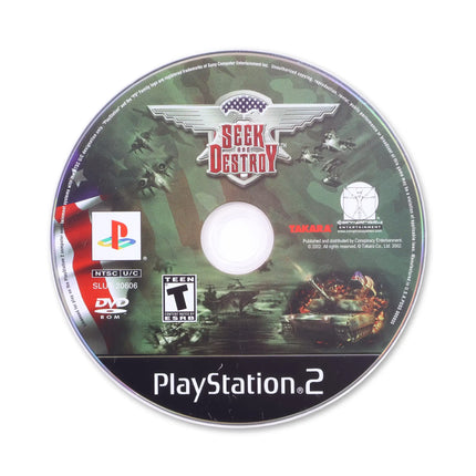 Seek and Destroy for Sony PlayStation 2 - Disc front with label - Game only.