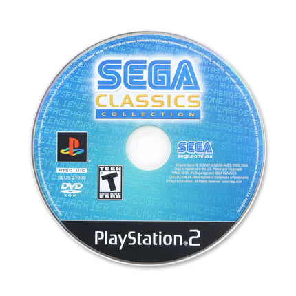 Sega Classics Collection for Sony PlayStation 2 - Disc front with label - Game only.
