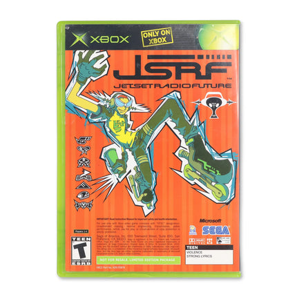 Sega GT 2002 & JSRF for Microsoft Xbox - Case back cover - Product gallery.