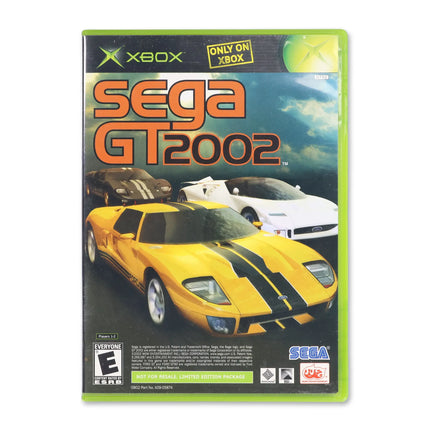 Sega GT 2002 & JSRF for Microsoft Xbox - Case front cover - Complete in box or case and game.