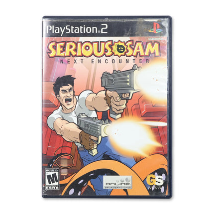 Serious Sam Next Encounter for Sony PlayStation 2 - Case front cover - Complete in box or case and game.