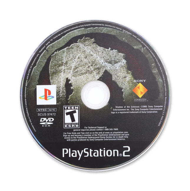 Shadow of the Colossus for Sony PlayStation 2 - Disc front with label - Game only.