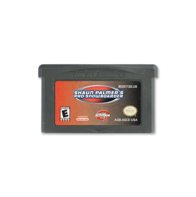 Shaun Palmers Pro Snowboarder for Nintendo Game Boy Advance - Cartridge front with label - Game only.