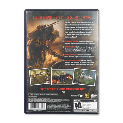 Shell Shock Nam '67 for Sony PlayStation 2 - Case back cover - Product gallery.