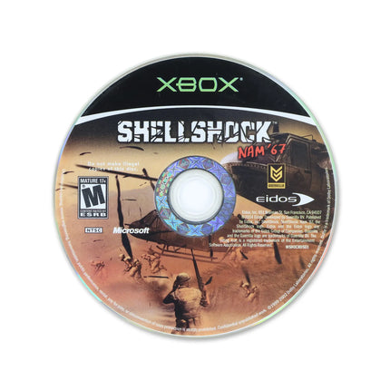 Shell Shock Nam '67 for Microsoft Xbox - Disc front with label - Game only.