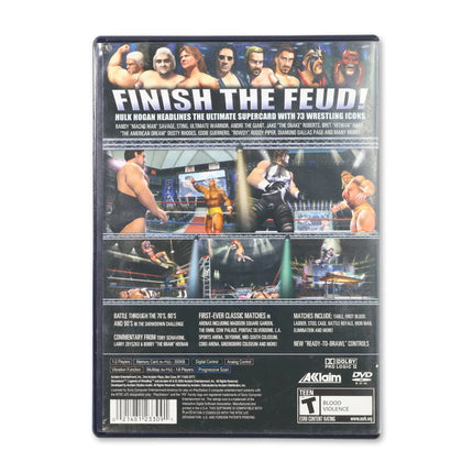 Showdown Legends of Wrestling for Sony PlayStation 2 - Case back cover - Product gallery.