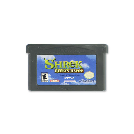 Shrek Reekin' Havoc for Nintendo Game Boy Advance - Cartridge front with label - Game only.