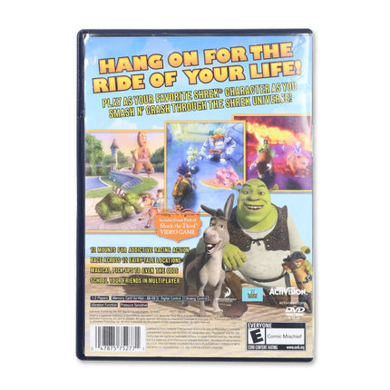 Shrek Smash and Crash Racing for Sony PlayStation 2 - Case back cover - Product gallery.