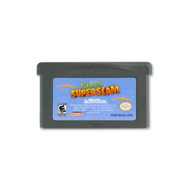 Shrek Superslam for Nintendo Game Boy Advance - Cartridge front with label - Game only.