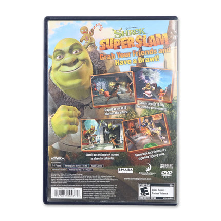 Shrek Superslam for Sony PlayStation 2 - Case back cover - Product gallery.