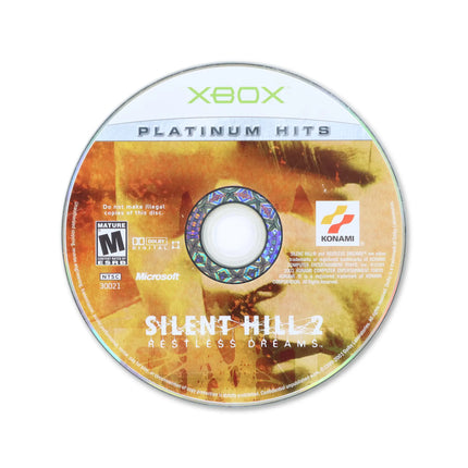 Silent Hill 2 [Platinum Hits] for Microsoft Xbox - Disc front with label - Game only.