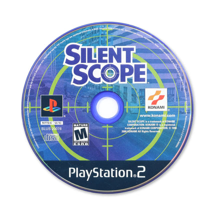 Silent Scope for Sony PlayStation 2 - Disc front with label - Game only.