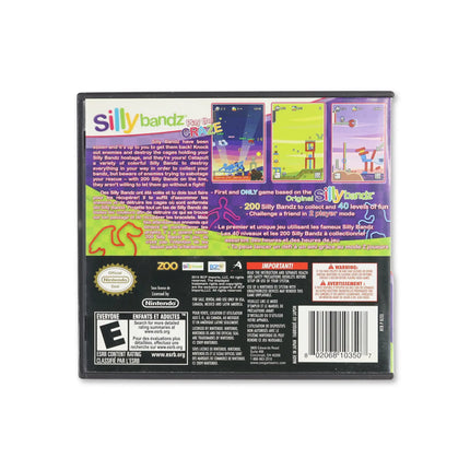 Silly Bandz for Nintendo DS - Box back - Product gallery.