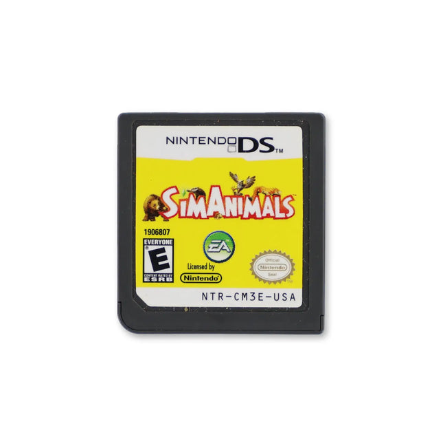 Sim Animals for Nintendo DS - Cartridge front with label - Game only.