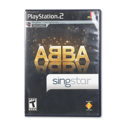 SingStar ABBA for Sony PlayStation 2 - Case front cover - Complete in box or case and game.