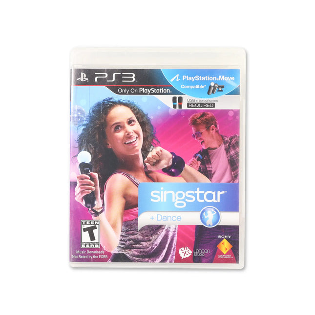 SingStar Dance for PlayStation 3 - Box front - Complete in box or box and game.