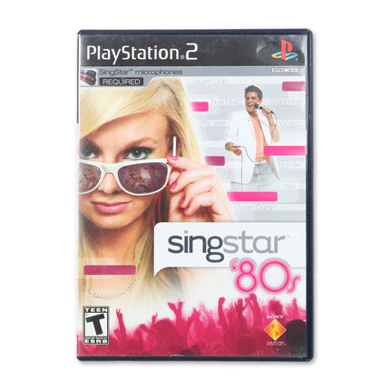 Singstar 80s for Sony PlayStation 2 - Case front cover - Complete in box or case and game.