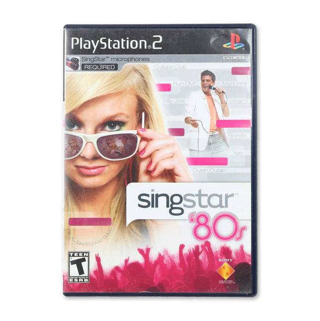 Singstar 80s for Sony PlayStation 2 - Case front cover - Complete in box or case and game.
