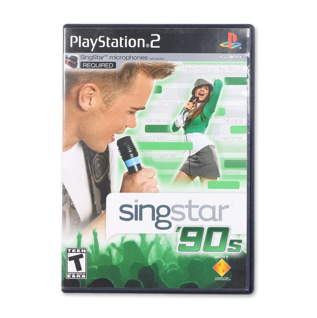 Singstar 90's for Sony PlayStation 2 - Case front cover - Complete in box or case and game.