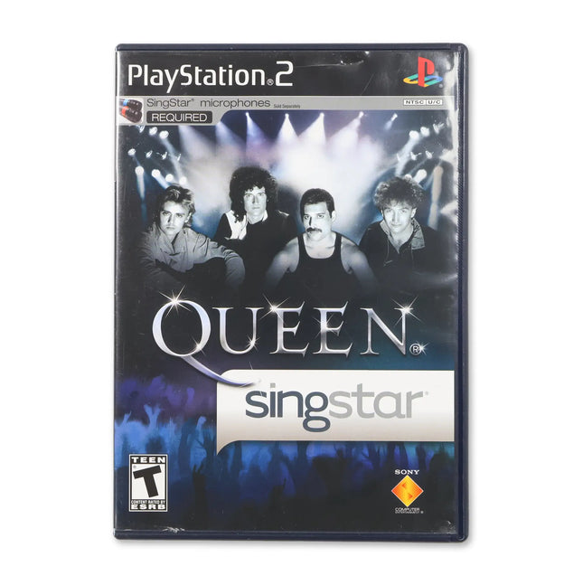 Singstar: Queen for Sony PlayStation 2 - Case front cover - Complete in box or case and game.