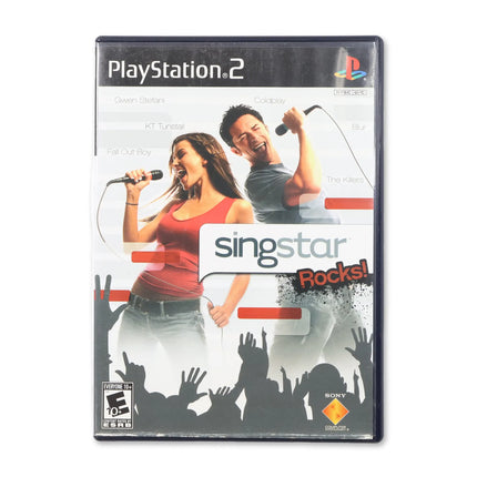 Singstar Rocks for Sony PlayStation 2 - Case front cover - Complete in box or case and game.